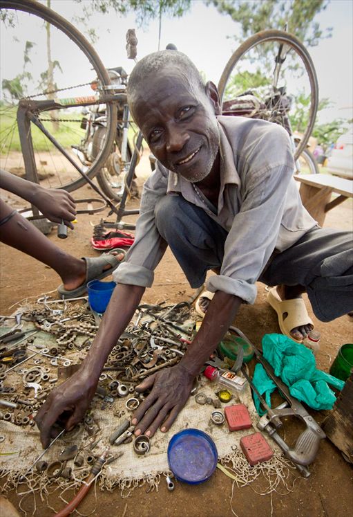 The bicycle mechanic